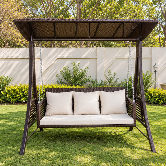 Rattan Double Swing 001