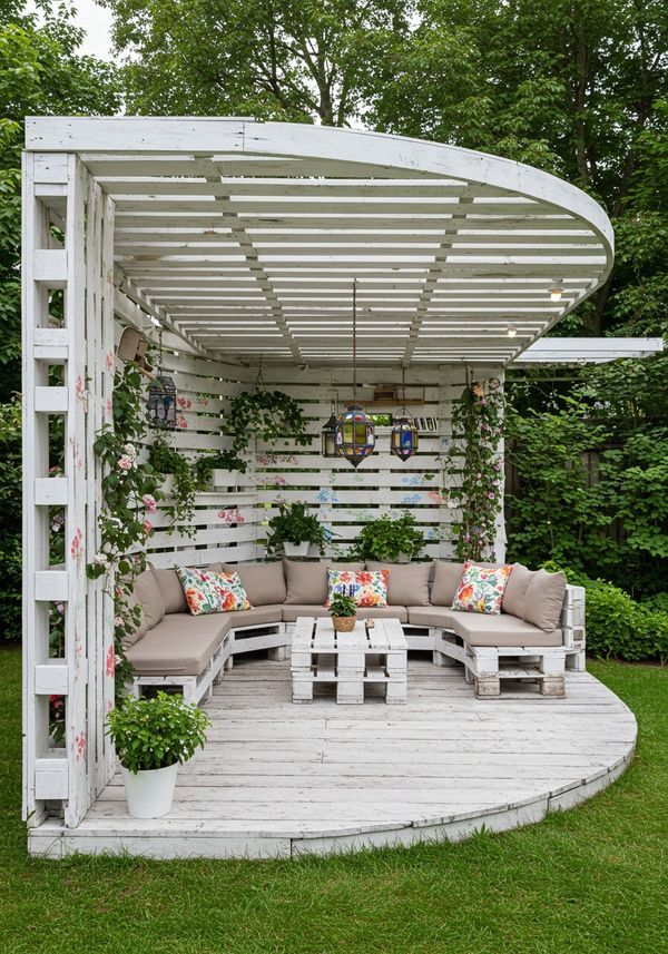 HCS wooden Pallet Elegance for Your Garden 10*10