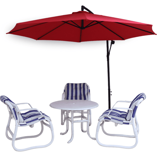 Pvc Dolphin Set With Umbrella