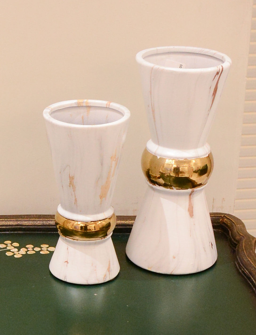 Marble Vase 2 Piece Set 230900006