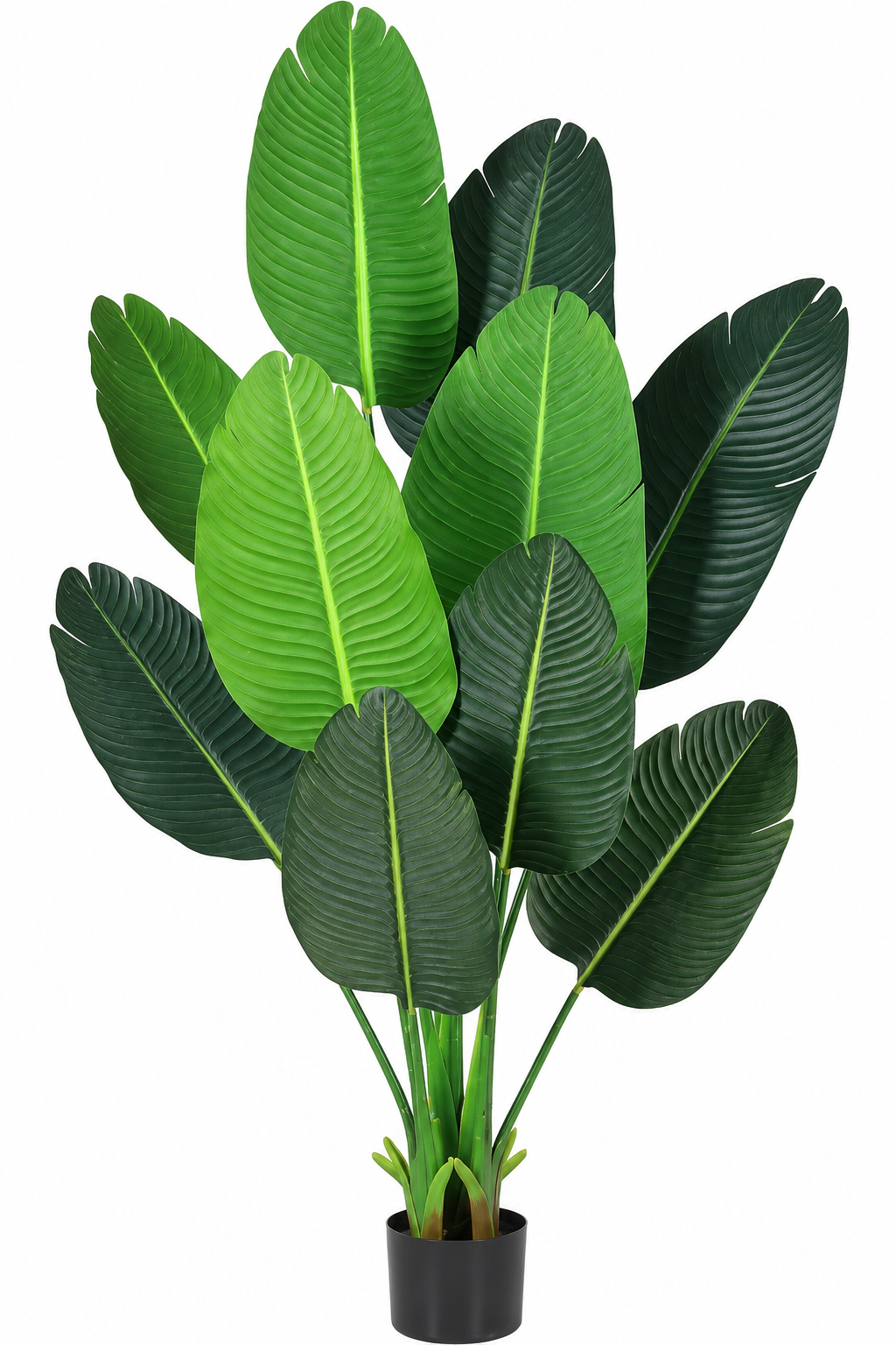 Tall Artificial Banana Plant in Black Pot