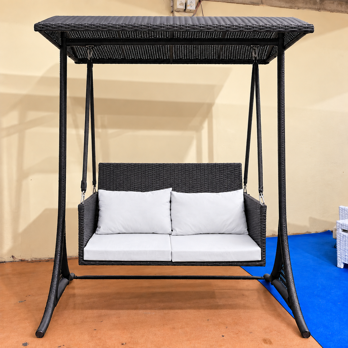 Rattan Double Swing 002