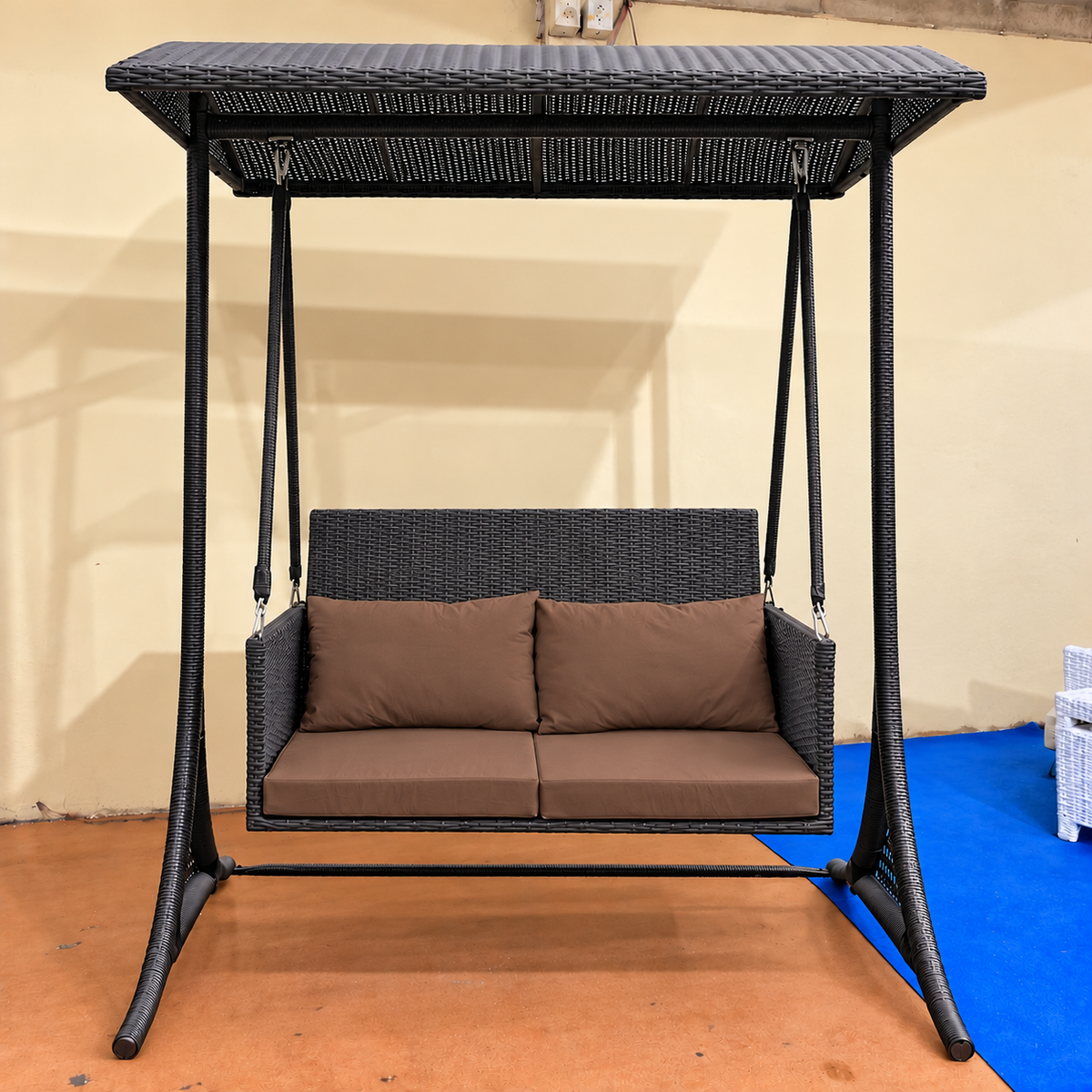 Rattan Double Swing 002