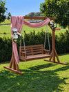 Wooden Swing for Garden Décor