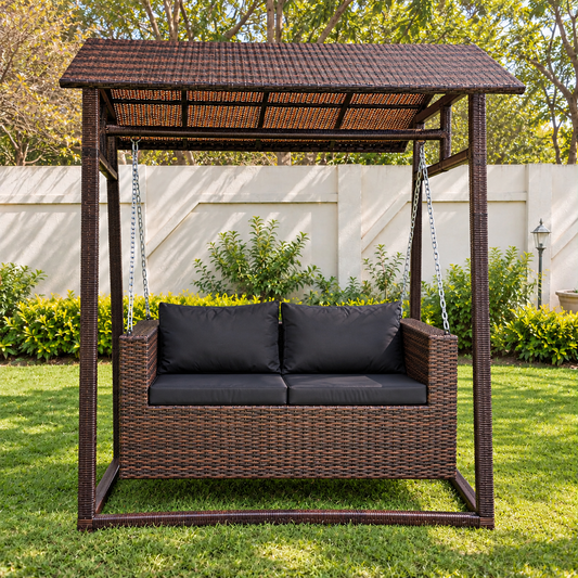 Rattan Double Swing 002