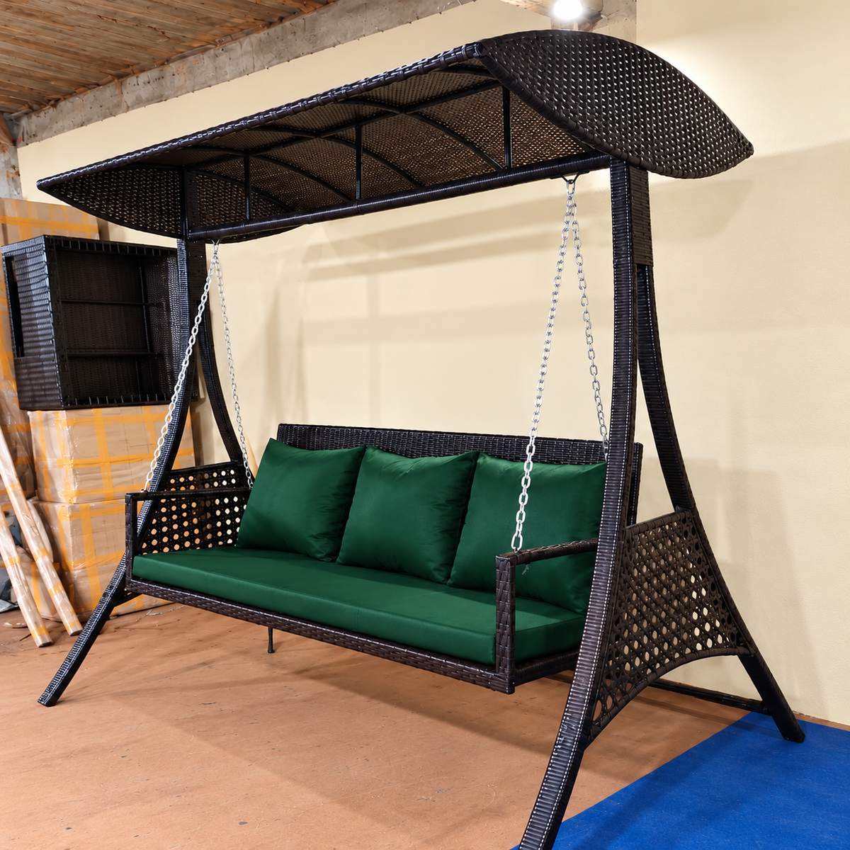 Rattan Double Swing 001