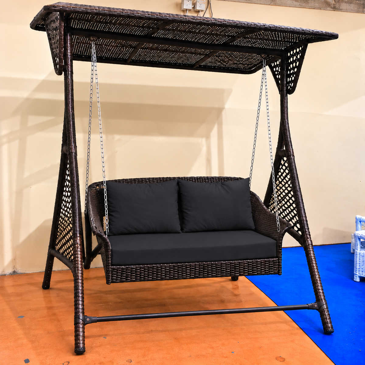 Rattan Double Swing 003
