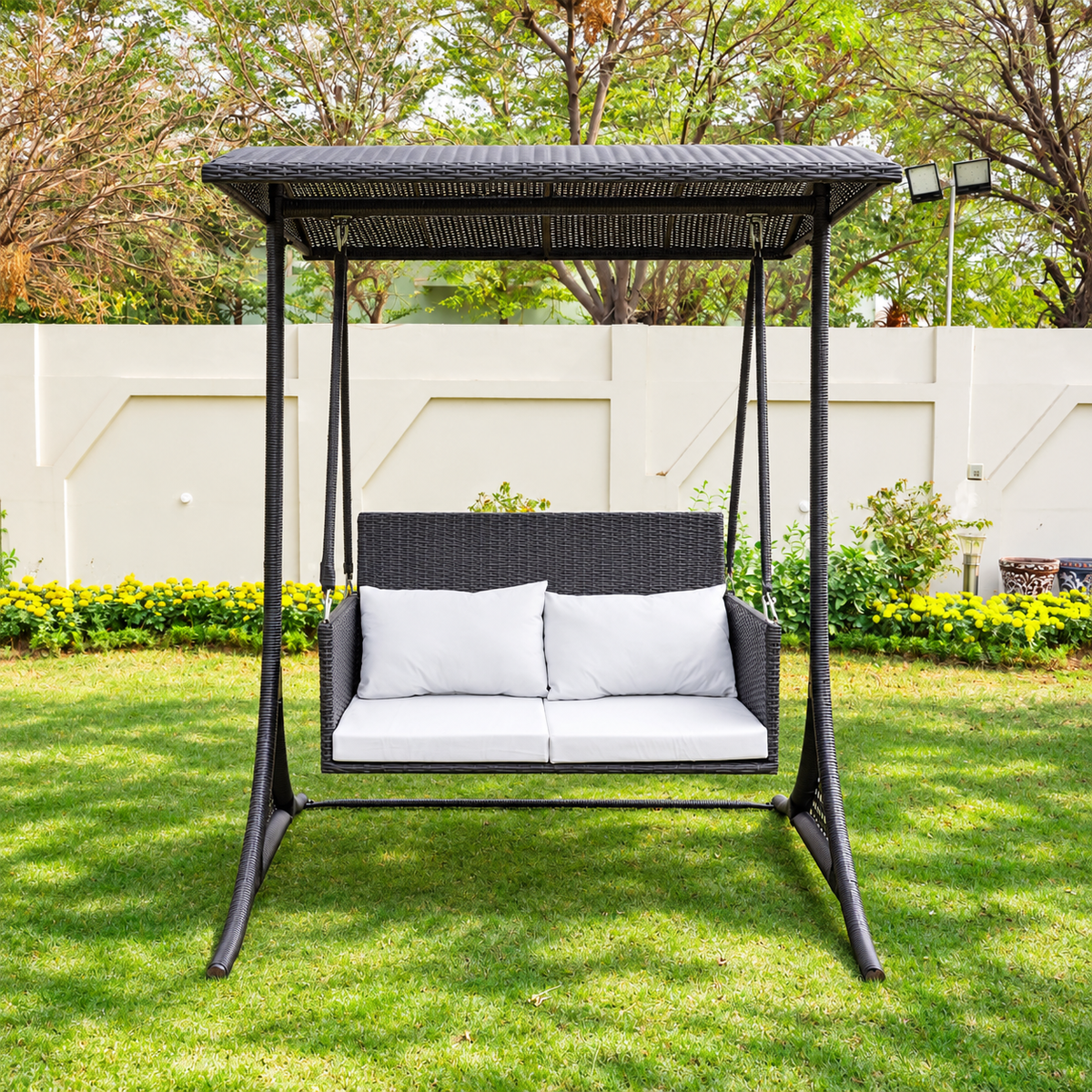 Rattan Double Swing 002