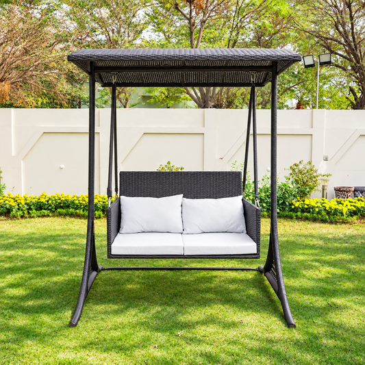 Rattan Double Swing 002