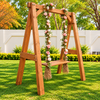 Elegant Wooden Garden Swing