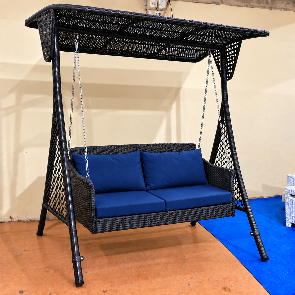 Rattan Double Swing 002