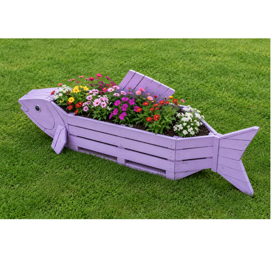Coastal Wooden Fish Decoration
