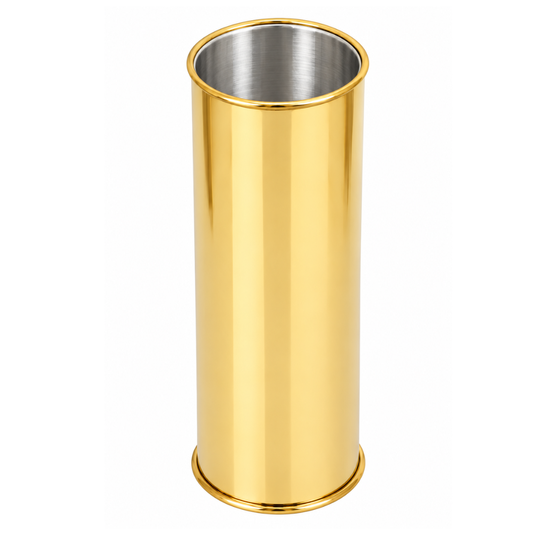 Gold Long Steel Planter (9, 11, 13 Inches)