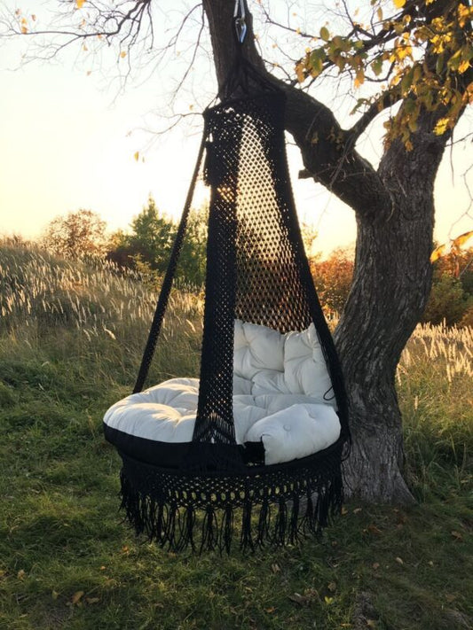 New item Crochet ceiling hanging swing 003