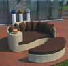 HCS sun bed Brown