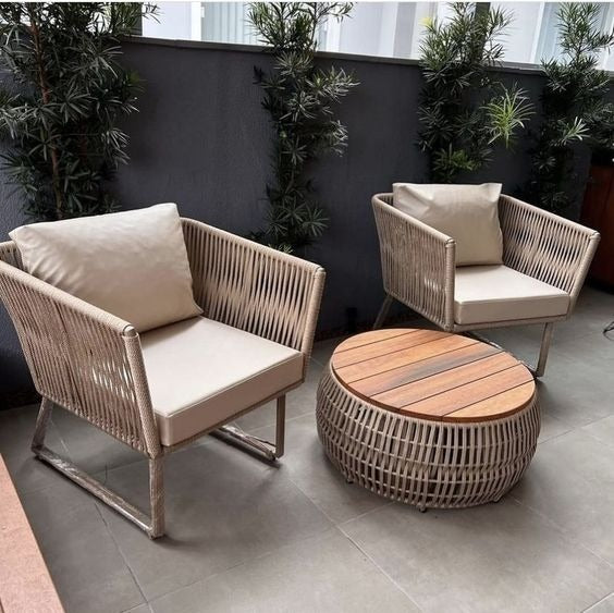 2 Chairs & 1 Table Divine Set