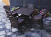 Rattan 4 chairs and 1 table