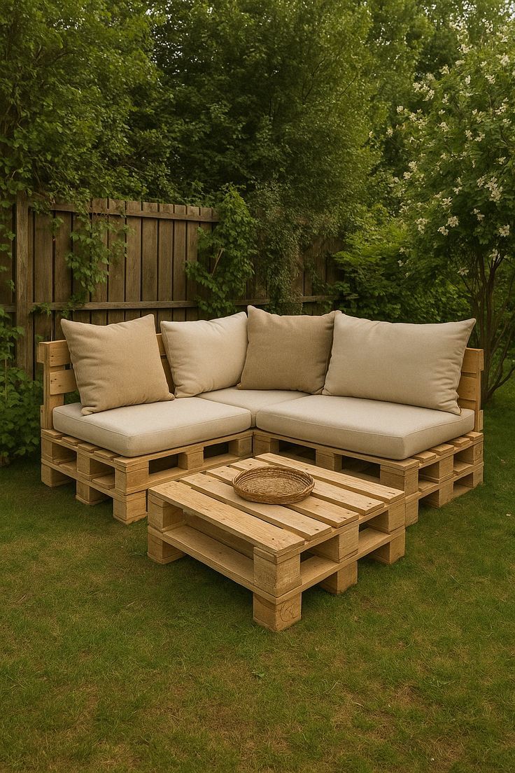 HCS wooden Pallet Elegance for Your Lawn