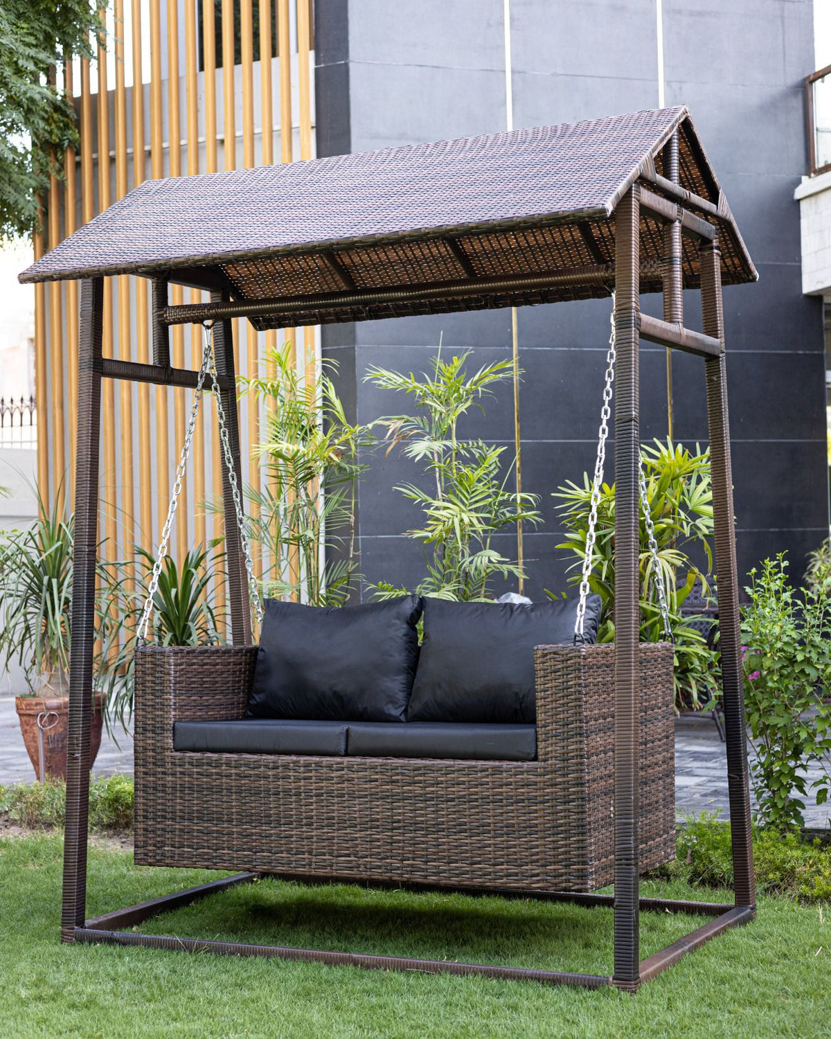 Rattan Double Swing 001