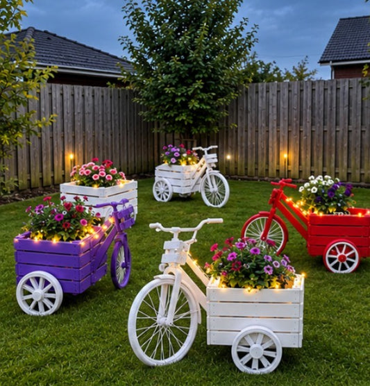 Rustic Wooden Cycle Decor