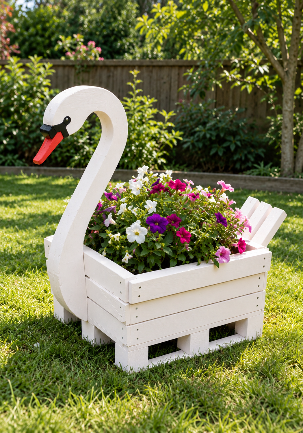 Wooden Duck Outdoor Decor