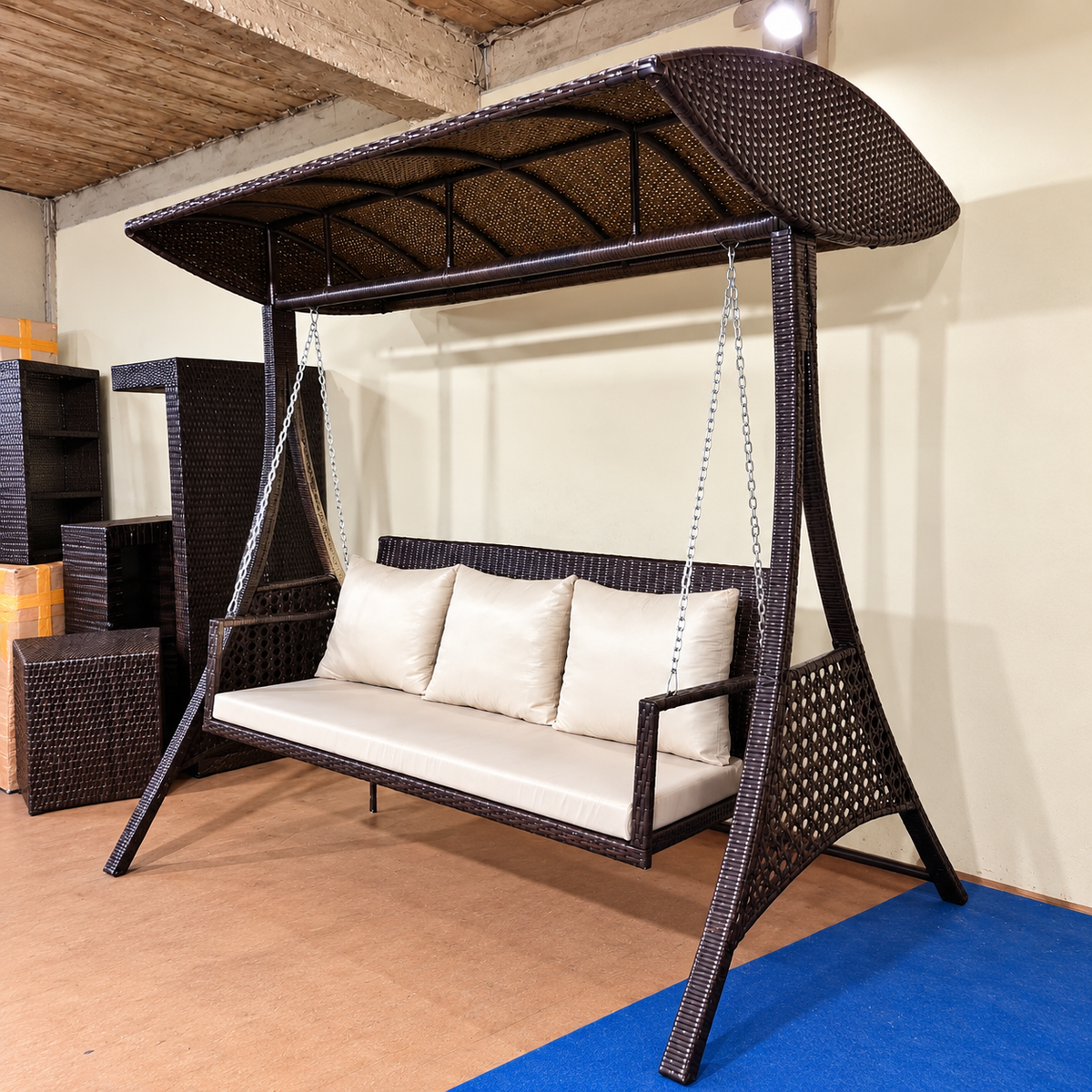 Rattan Double Swing 001