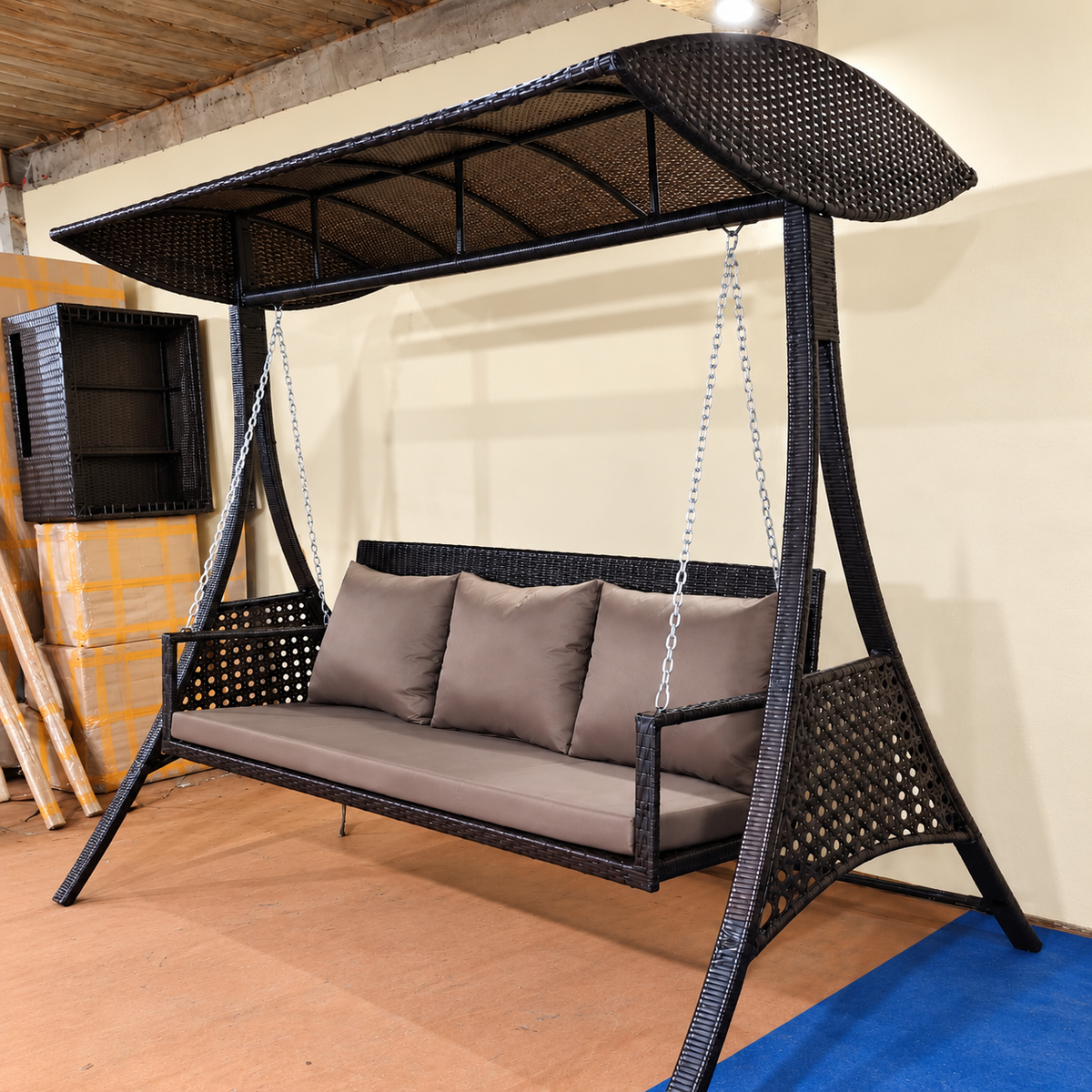 Rattan Double Swing 001