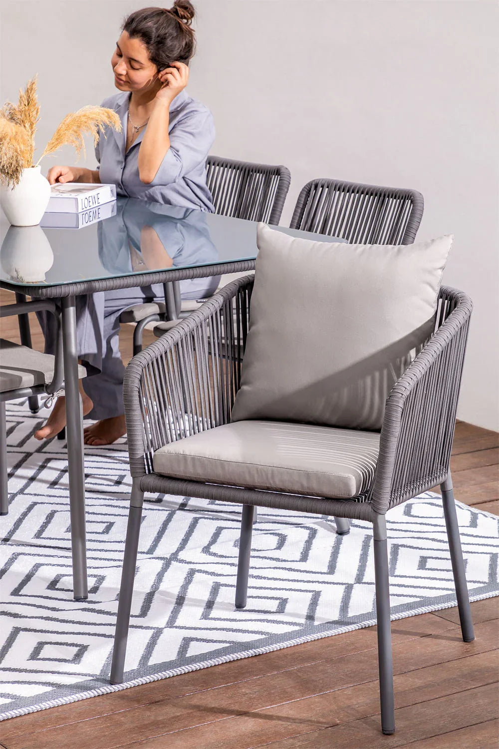 HCS Outdoor Rope Chair 006