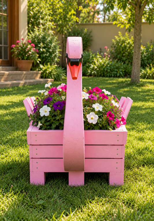 Wooden Duck Outdoor Decor