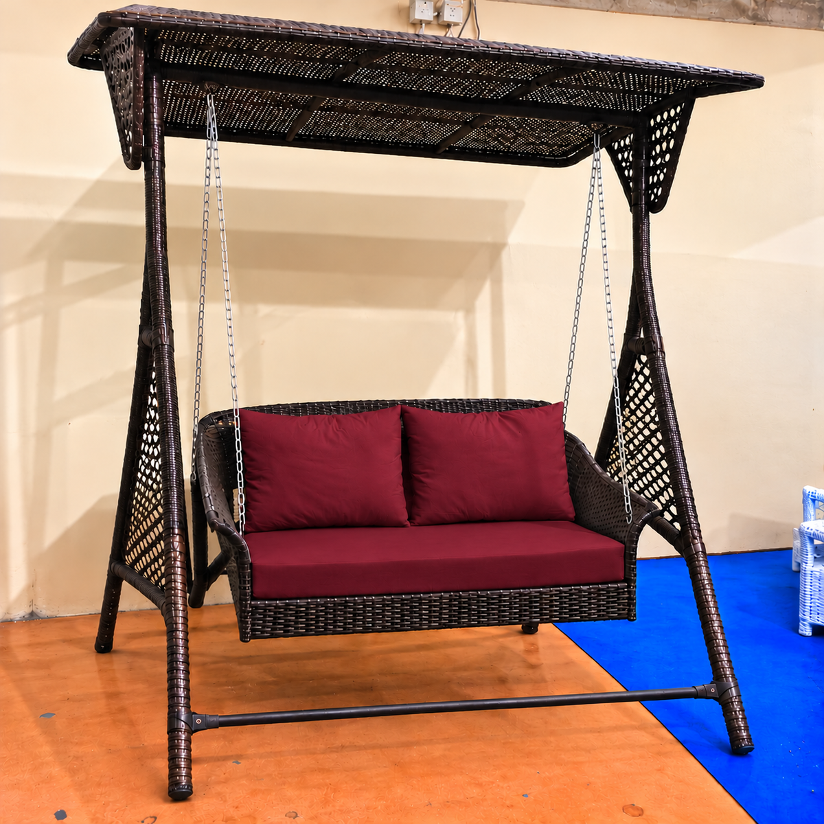 Rattan Double Swing 003