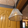 Handwoven Rattan Cone Pendant Lamp