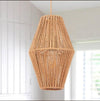 Tall Rattan Pendant Lamp