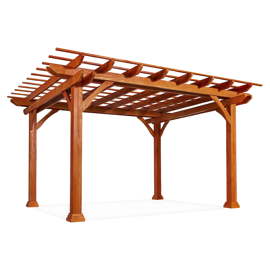 Hwf Garden Sitting Pargola Larg 12 x 12