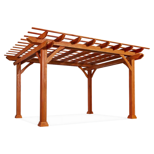 Hwf Garden Sitting Pargola Larg 12 x 12