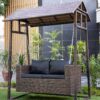 Rattan Double Swing 001