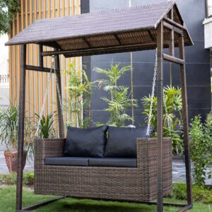 Rattan Double Swing 001