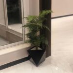 Fiber Triangle pot 12