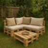 HCS wooden Pallet Elegance for Your Lawn